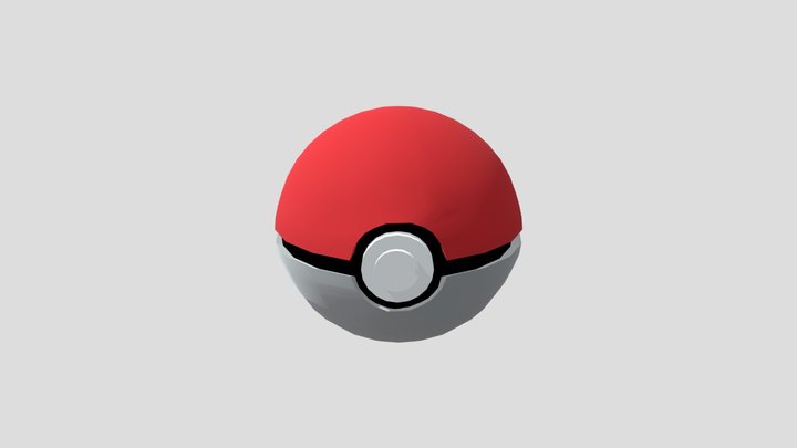 Pokeball 3D Model