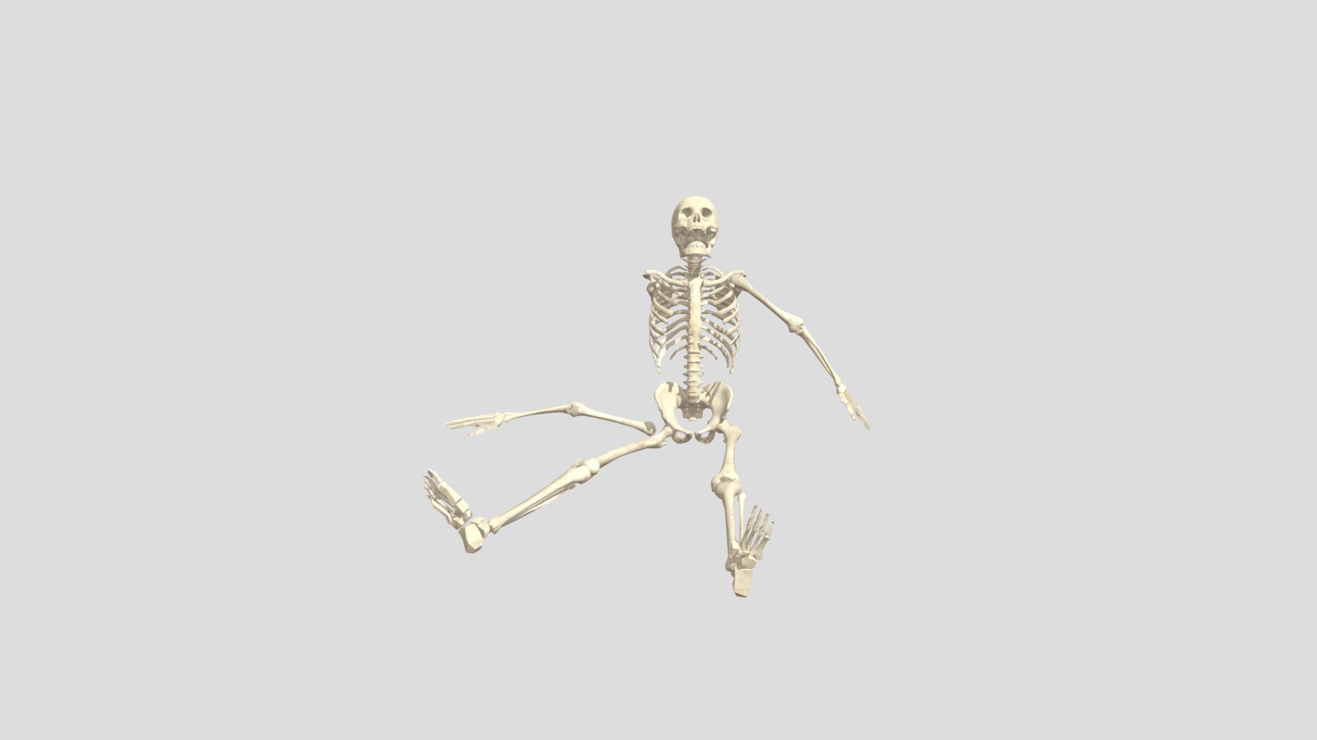 Sitting Skeleton 3d Model By Psychopete 419ce30 Sketchfab