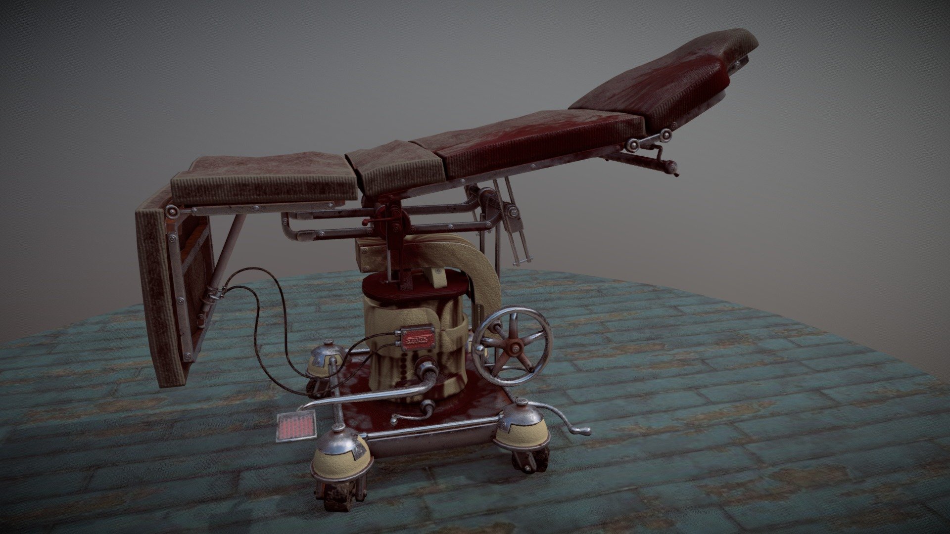 Asylum chair 3D model by 3DBazaar (muratosan) [419e384] Sketchfab