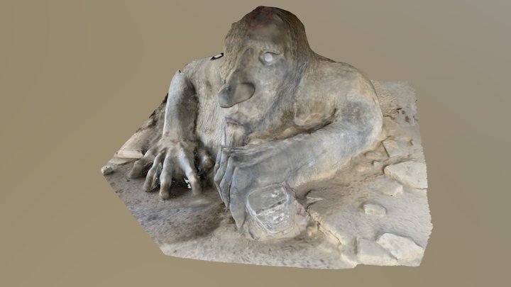 Seattle Bridge Troll 3D Model