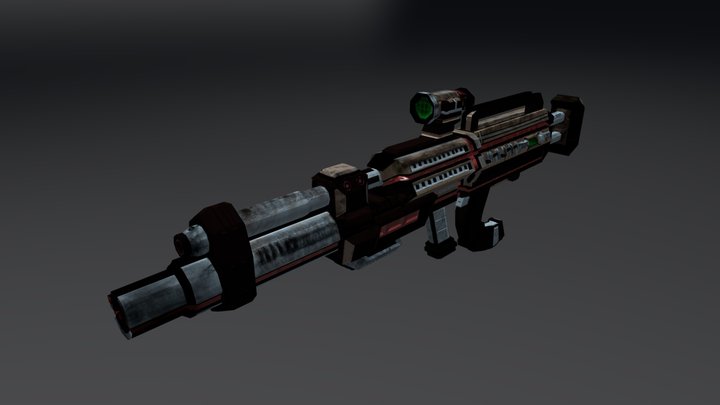 Modular Laser Assault System 3D Model