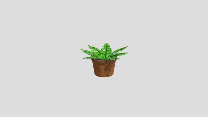stylized plant model 3D Model
