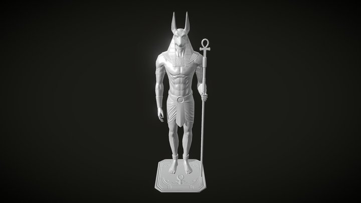 Anubis Guard 3D Model