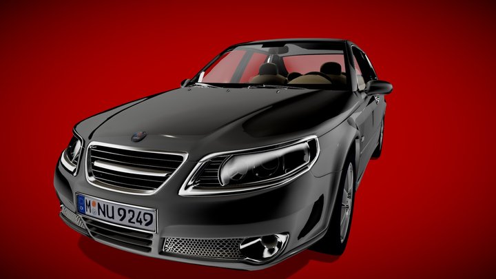 Saab 9-5 3D Model