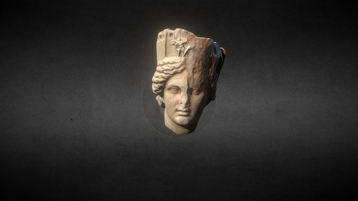 The Head of Sparta 3D Model
