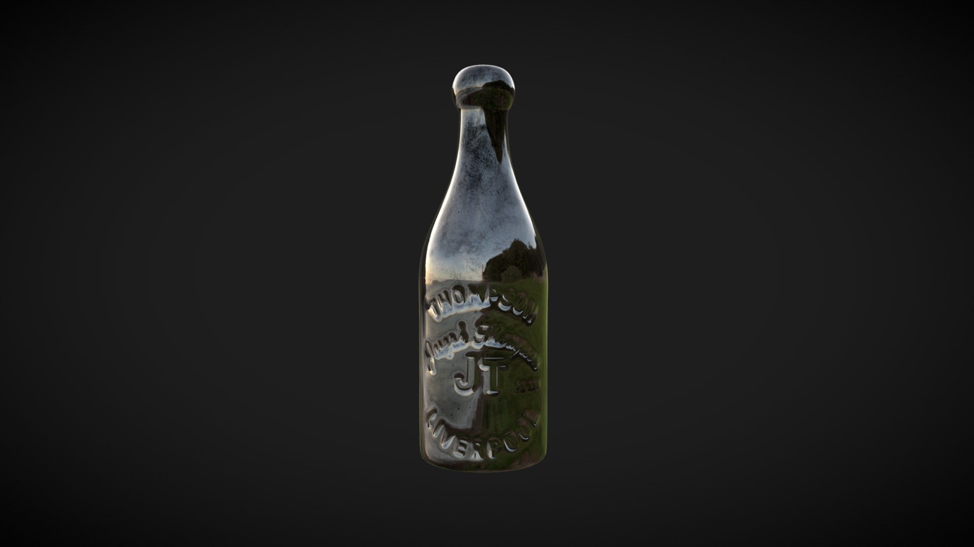 Glass Bottle - (Liverpool Court Housing)