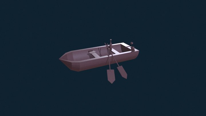 лодка 3D Model