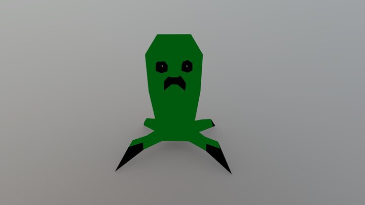 weird creeper 3D Model