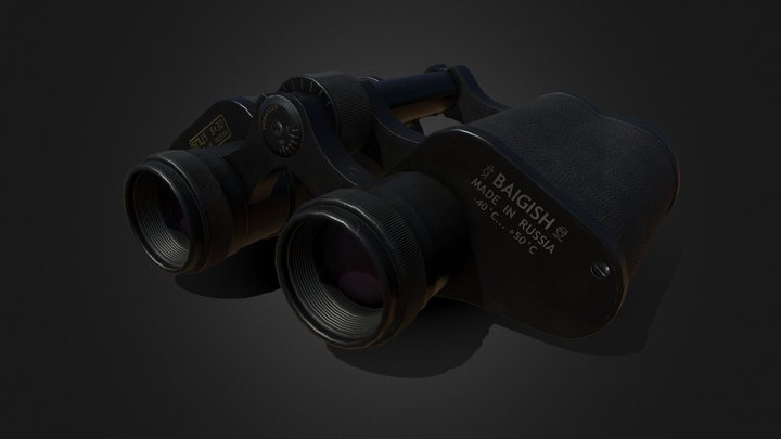 Baigish BCP5 8x30 Binoculars 3D Model