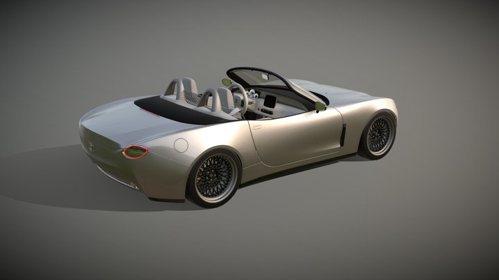 Sportcar concept "Chanel Roadster" By Max Hordin 3D Model