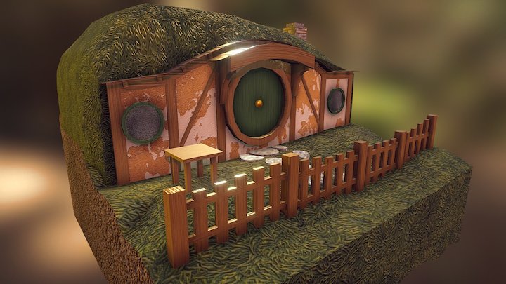 Hobbit House 3D Model