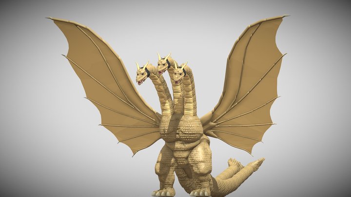 Showa King Ghidorah – Modelo 3D gratuito STL