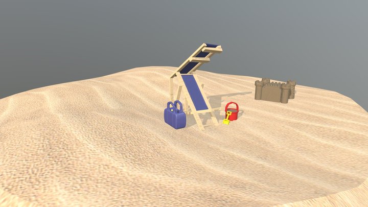 Beach Trip 3D Model