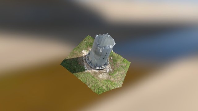 Tapak Tiang Lampu 3D Model