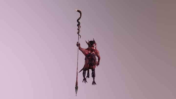 Karsict Salavran: observation posture 3D Model