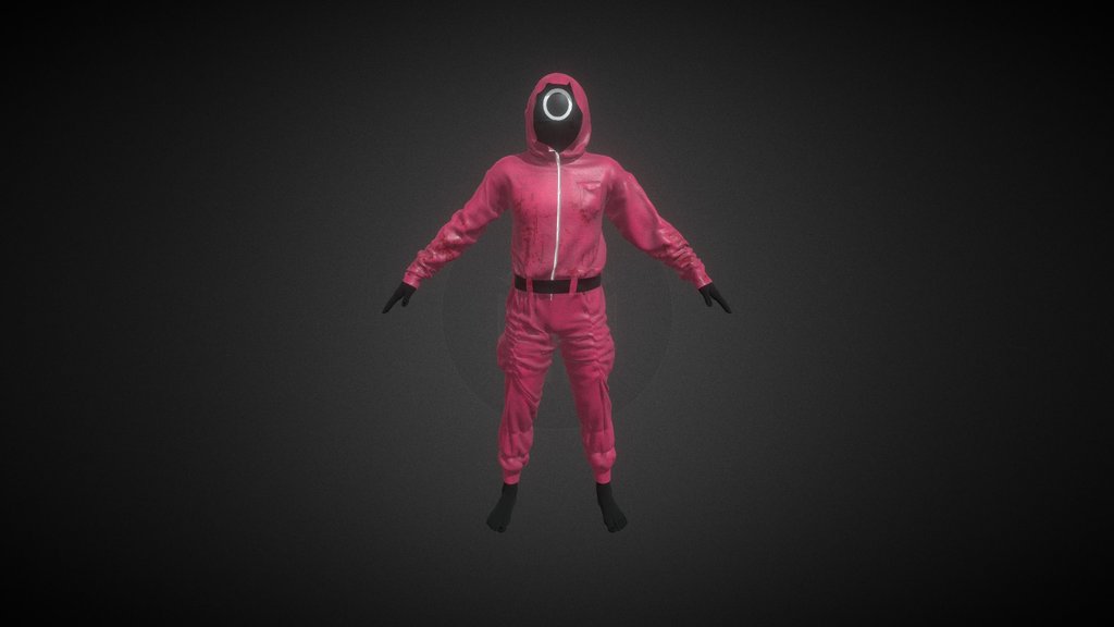 squid game pink soldier