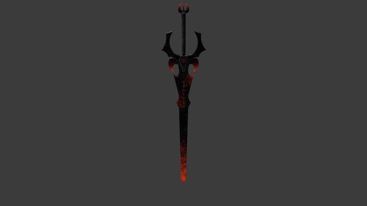Fantasy Sword/ Sword of Surtr 3D Model