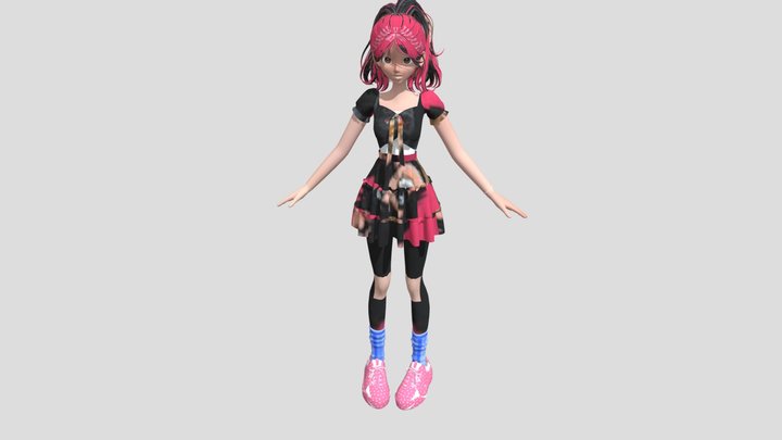 anime-girl – Gratis 3D-model STL