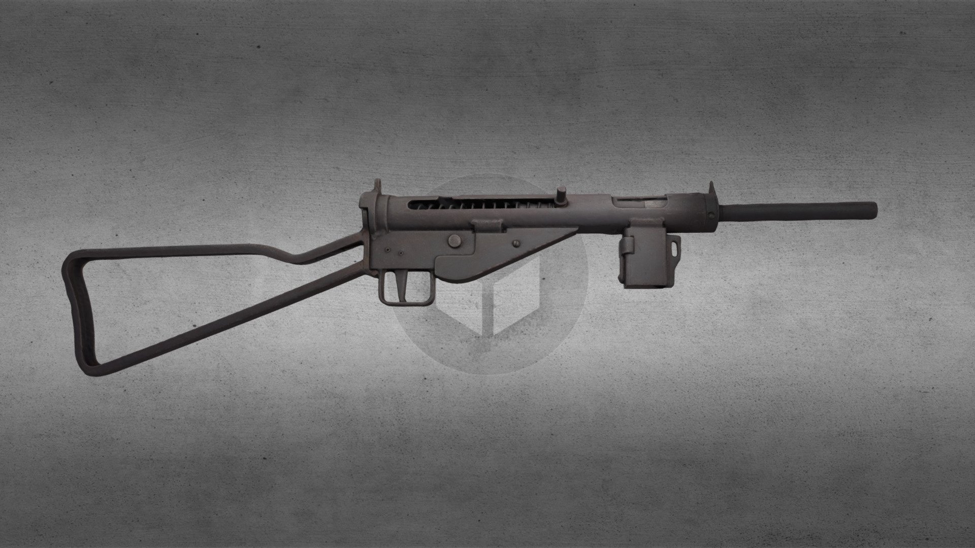 Submachine gun Blyskavica E-12351 - 3D model by Sperka (@3Dheritagelab ...