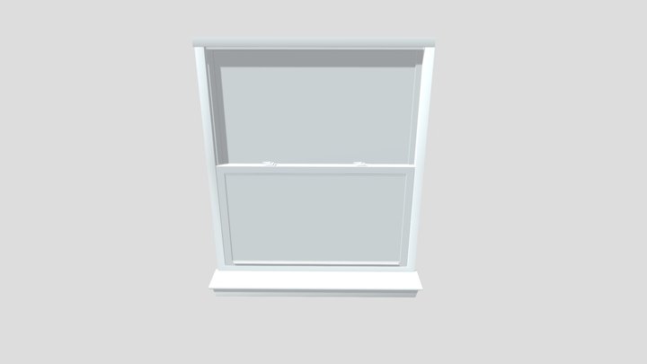 Single Hung / Sash Window 3D Model