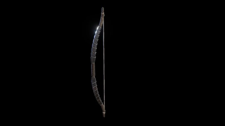 Fantasy Bow 3D Model