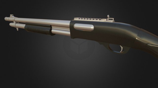 Shotgun 3D Model