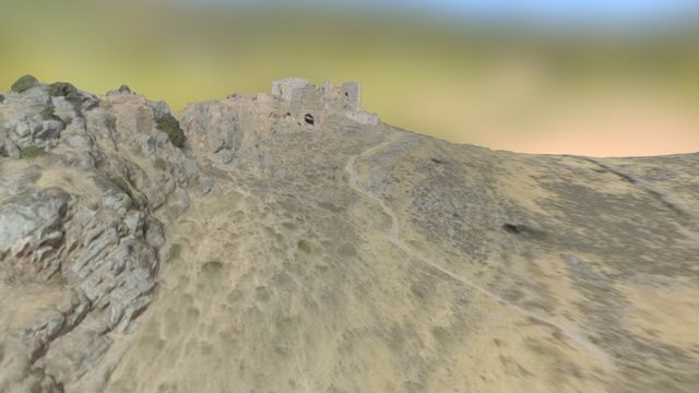 Castillo de Hornachos. Ubicación 3D Model