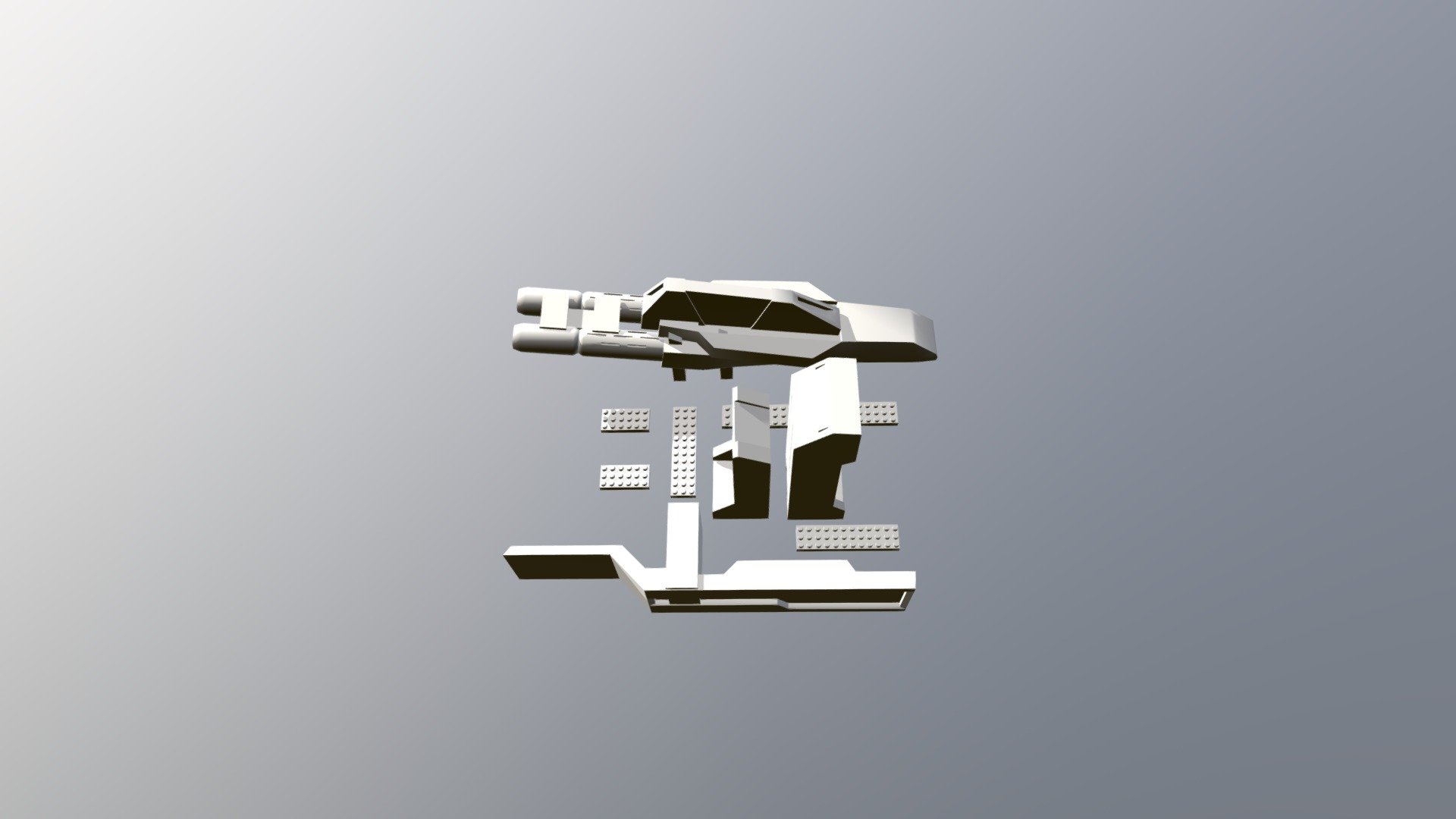 1/400 Type D Gnarms parts example