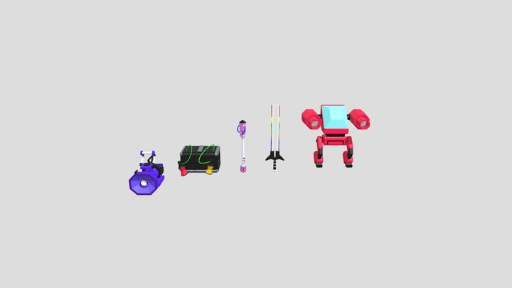 PROPS PIXELA 3D Model