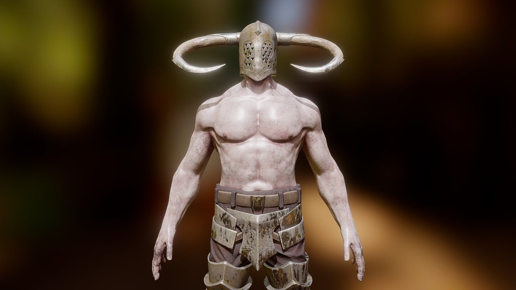 Scary warrior