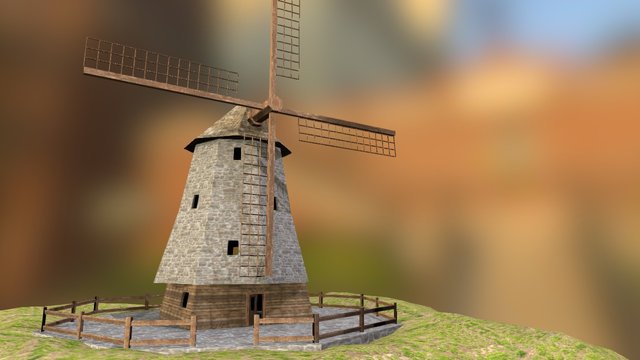 Moulin 3D Model