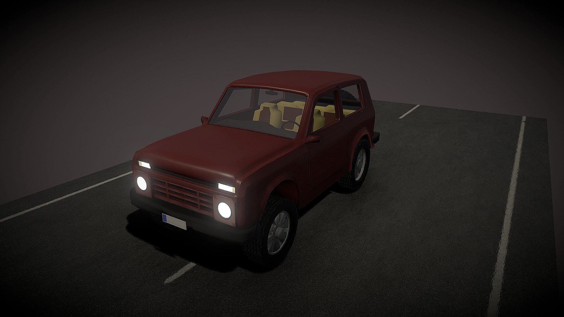 Lada Niva 4x4 - Download Free 3D model by king1of1kings (@king1of1kings)  [41ac406]