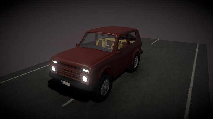 Lada Niva 4x4 3D Model