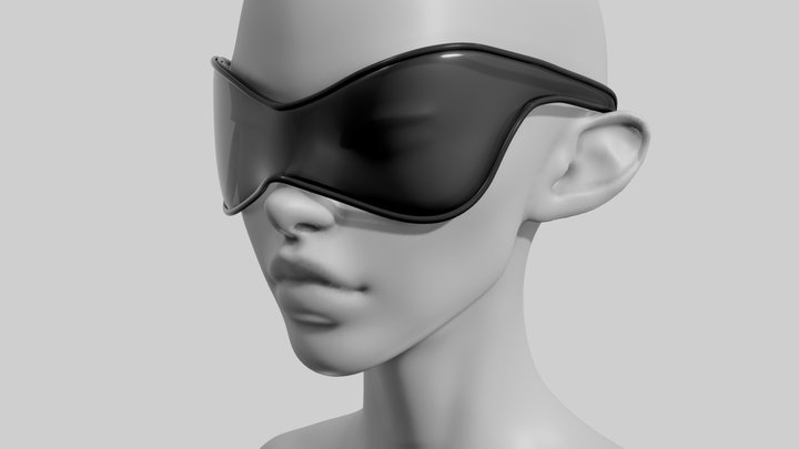 Wrap around sunglasses 3D Model