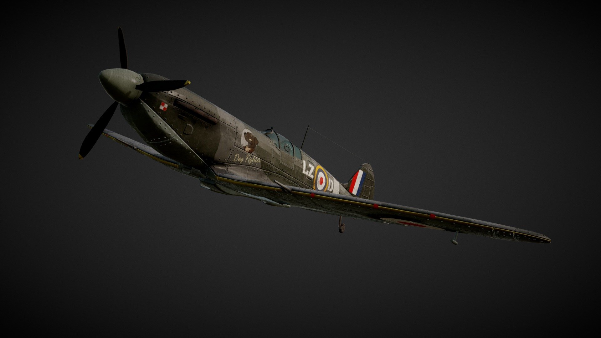 Spitfire Mk IIb - 3D model by arnoup (@arnoux) [41aca89] - Sketchfab