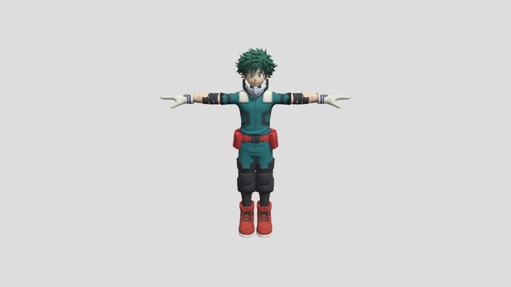 Izuku Midoriya damage 3D Model