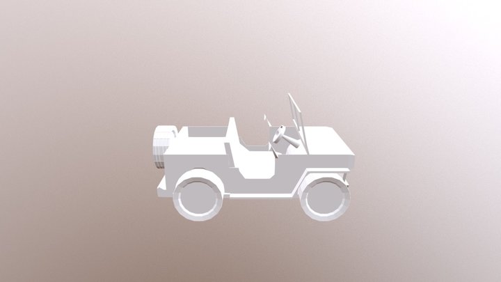 Jeep Unfinished 3D Model