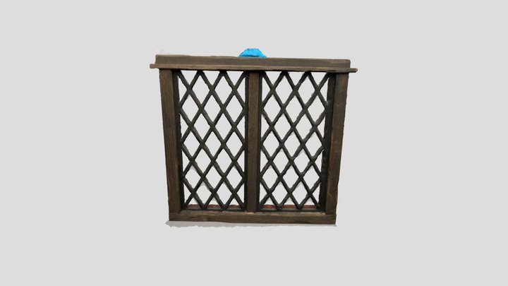 Tudor Window 3D Model