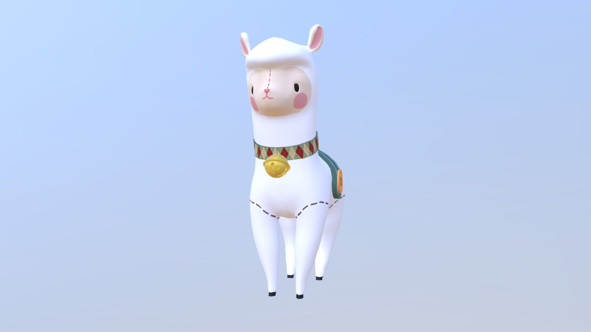 Alpaca - 3d Model By Xin (@yexin) [41adc5e] - Sketchfab