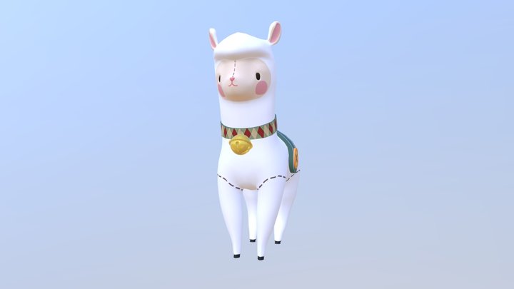 Alpaca 3D Model