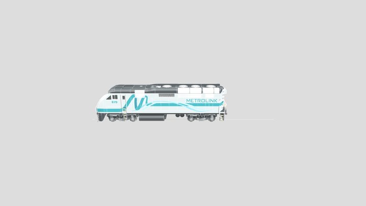 Metrolink F59phi free 3D Model