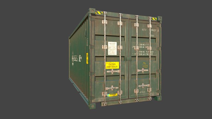 Sea container 3D Model