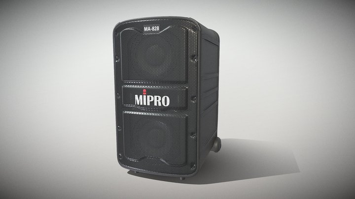 Mipro MA-828 Amplifier 3D Model