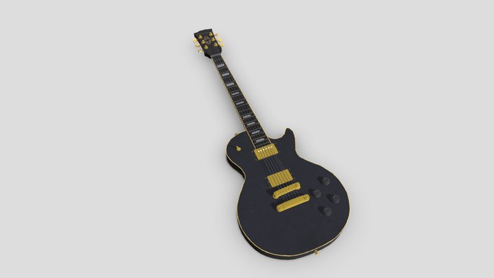 깁슨 레스폴 커스텀 3D Model