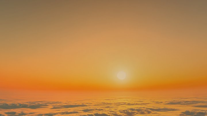 Golden Horizon  – Sunrise Sky Environment 3D Model