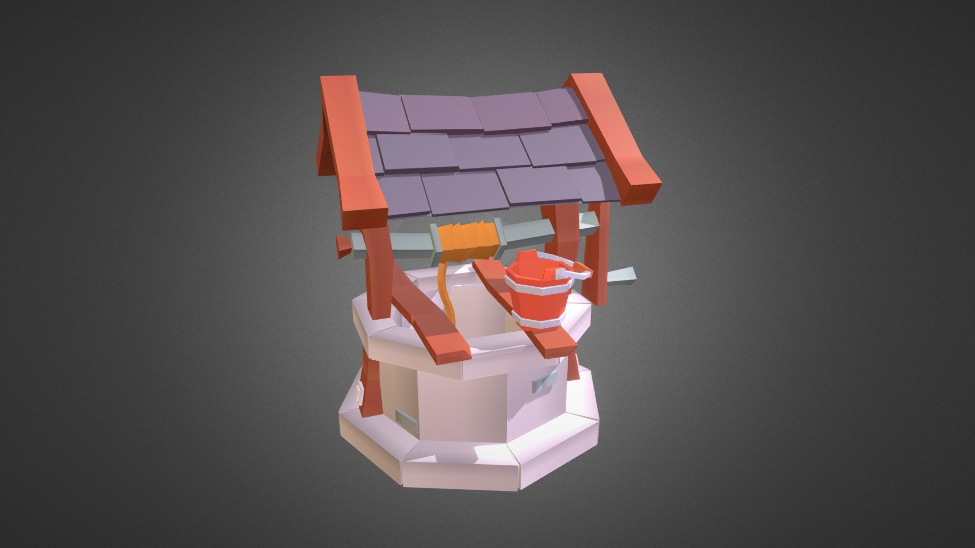 Ejercicio 6.Pozo Lowpoly
