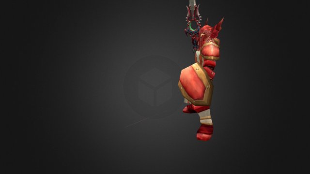 Footman Slash Animation Test 3D Model