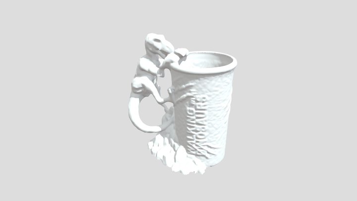 Dinosaure Cup 3D Model