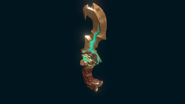 Magical Dagger 3D Model
