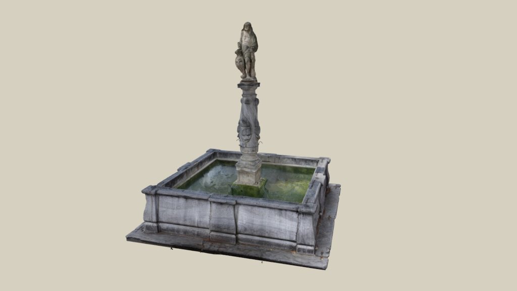 Herkules Brunnen — Sketchfab embed 3D viewer